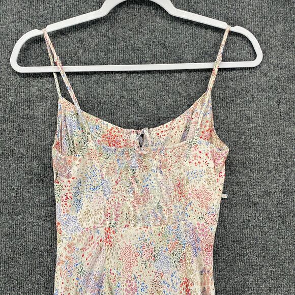 Aritzia Wilfred Dress Womens 6 Colorful Floral Babydoll Fairy Cottage Romantic - Picture 6 of 12
